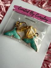 Load image into Gallery viewer, Whale Tail Clip On Earrings
