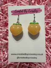 Load image into Gallery viewer, Peach Charm Earrings
