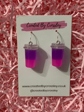 Load image into Gallery viewer, Two Tone Fruit Drink Charm Earrings
