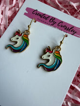 Load image into Gallery viewer, Unicorn Charm Earrings
