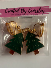 Load image into Gallery viewer, Tree Clip On Earrings
