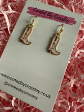 Load image into Gallery viewer, Cowboy boot Charm Earrings
