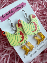 Load image into Gallery viewer, Chicken Charm Earrings
