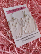 Load image into Gallery viewer, Ghost Cats Charm Earrings
