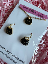 Load image into Gallery viewer, Black Cat Jewellery Set
