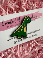 Load image into Gallery viewer, Dinosaur Pin Badge
