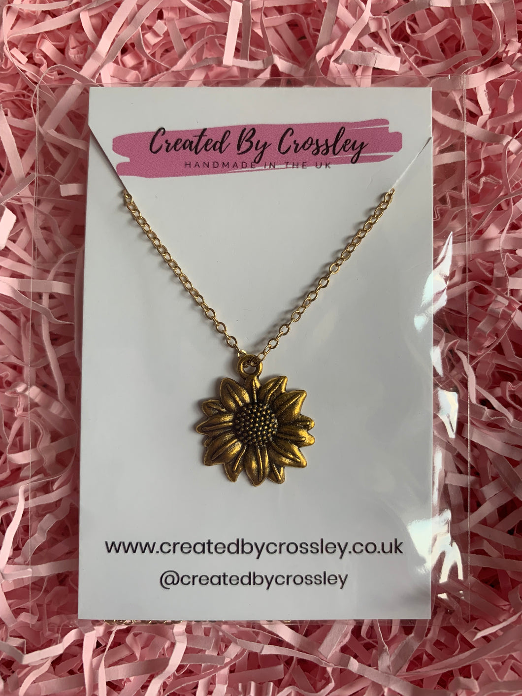 Sunflower Necklace