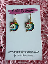 Load image into Gallery viewer, Unicorn Charm Earrings
