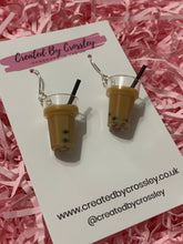 Load image into Gallery viewer, Bubble Tea Charm Earrings
