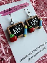 Load image into Gallery viewer, Teachers Board Charm Earrings
