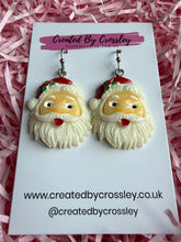 Load image into Gallery viewer, Chunky Santa Charm Earrings
