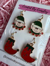 Load image into Gallery viewer, Christmas Elf Earring Duo
