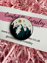 Load image into Gallery viewer, Mountain Forest Pin Badge

