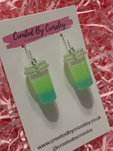 Load image into Gallery viewer, Two Tone Fruit Drink Charm Earrings
