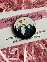 Load image into Gallery viewer, Mountain Forest Pin Badge
