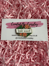 Load image into Gallery viewer, Book Nerd Reading Pin Badge
