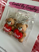 Load image into Gallery viewer, Smile Bear Clip On Earrings
