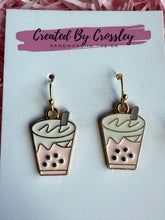 Load image into Gallery viewer, Bubble Tea Charm Earrings
