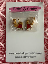 Load image into Gallery viewer, Mini Gem Bell Clip On Earrings
