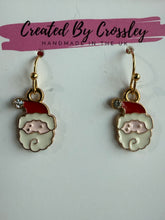 Load image into Gallery viewer, Santa Charm Earrings
