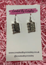 Load image into Gallery viewer, Book Charm Earrings
