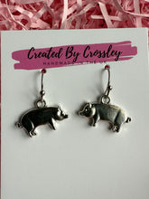 Load image into Gallery viewer, Pig Charm Earrings
