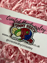 Load image into Gallery viewer, “Tummy Hurty” Frog Pin Badge

