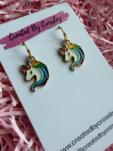 Load image into Gallery viewer, Unicorn Charm Earrings
