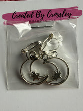 Load image into Gallery viewer, Moon and Star Clip On Earrings
