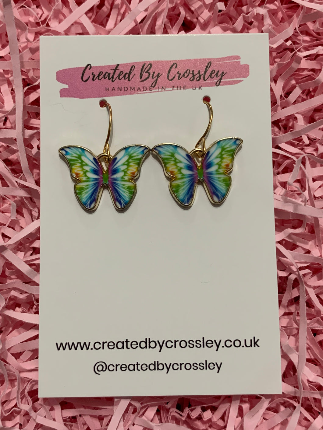 Butterfly Charm Earrings