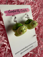 Load image into Gallery viewer, Turtle Charm Earrings
