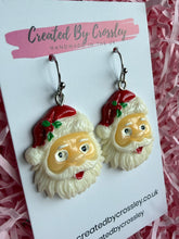 Load image into Gallery viewer, Chunky Santa Charm Earrings
