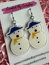 Load image into Gallery viewer, Snowman Charm Earrings
