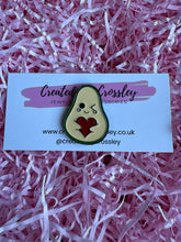 Load image into Gallery viewer, Cute Avocado Pin Badge
