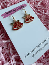 Load image into Gallery viewer, Red Bells Charm Earrings

