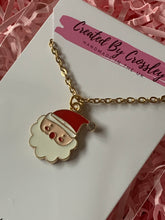 Load image into Gallery viewer, Santa Charm Necklace
