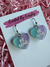 Load image into Gallery viewer, Glitter Heart Charm Earrings
