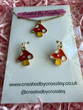 Load image into Gallery viewer, Mushroom Jewellery Set
