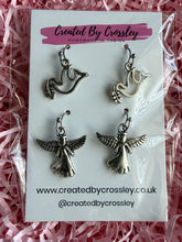 Load image into Gallery viewer, Dove Angel Earring Duo
