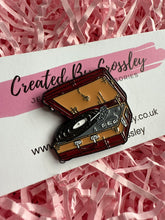 Load image into Gallery viewer, Record Player Pin Badge
