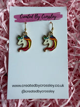 Load image into Gallery viewer, Unicorn Charm Earrings
