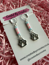Load image into Gallery viewer, Paw Print Hearing Aid Charms

