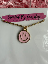 Load image into Gallery viewer, Happy Face Charm Necklace
