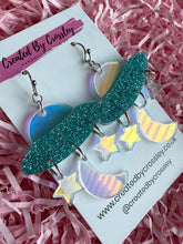 Load image into Gallery viewer, Alien Spaceship Charm Earrings

