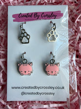 Load image into Gallery viewer, Cat Paw Earring Duo
