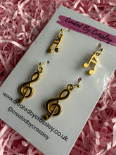 Load image into Gallery viewer, Music Earring Duo
