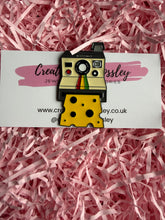 Load image into Gallery viewer, Cheese Camera Pin Badge

