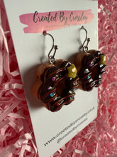 Load image into Gallery viewer, Chocolate Doughnut Charm Earrings
