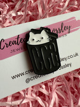 Load image into Gallery viewer, Bin Cat Pin Badge
