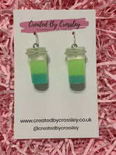 Load image into Gallery viewer, Two Tone Fruit Drink Charm Earrings
